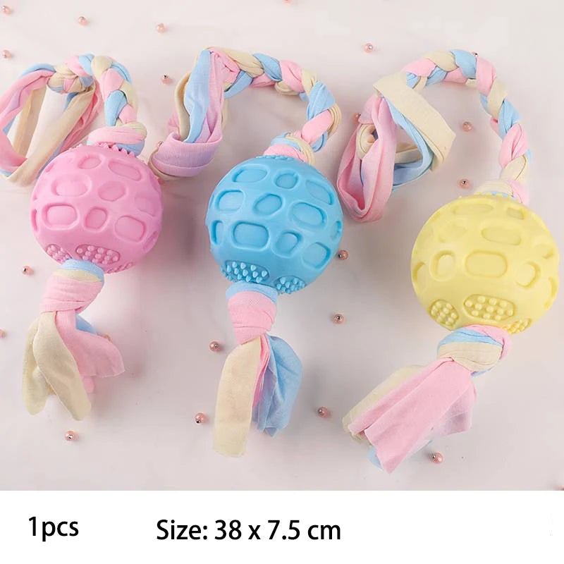 Pet Dog Toys For Small Dog Chews TPR Knot Toys Bite