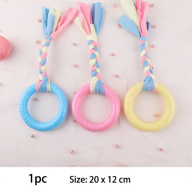 Pet Dog Toys For Small Dog Chews TPR Knot Toys Bite
