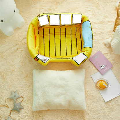 Foldable Pet House 2 in1 Bed for Cat and Small Dogs Warm