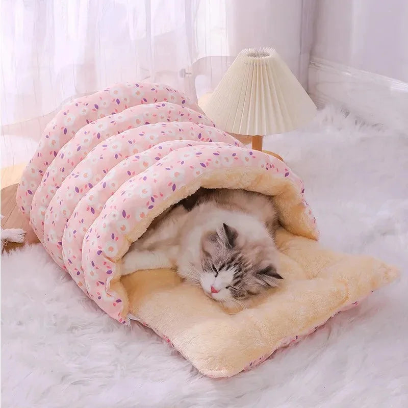 Kitten Warm Winter Basket for Cats Bed Beds Accessories