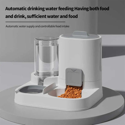 Feeder - Dual-purpose Drinking and Feeding Unit - Convenient