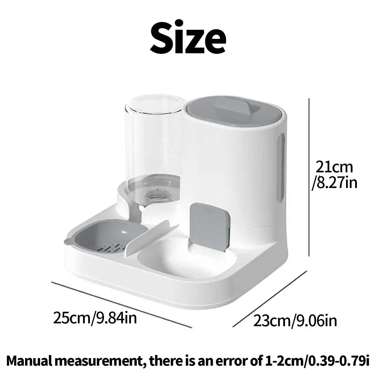 Feeder - Dual-purpose Drinking and Feeding Unit - Convenient