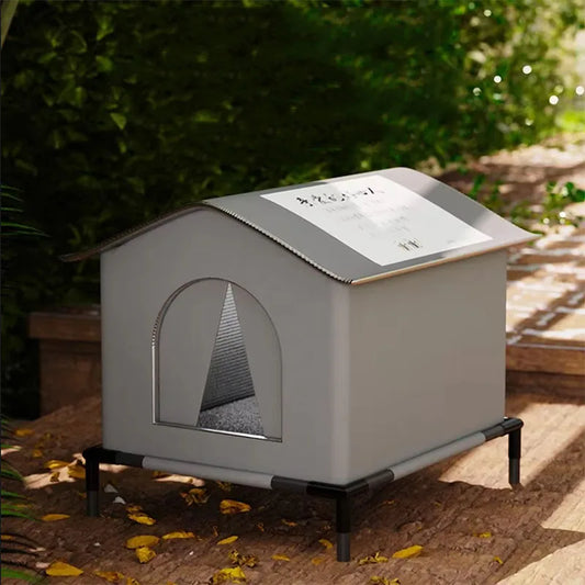 Stray Cat dog House Waterproof Outdoor Winter Warm Pet