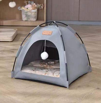 The pet tent is comfortable, breathable, scratch-resistant