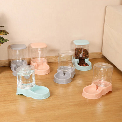 Pet automatic feeder cat drinking water bowl cat bowl dog bowl