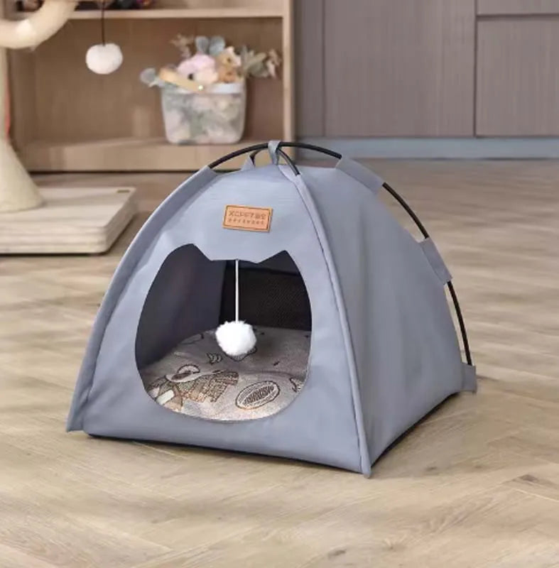 The pet tent is comfortable, breathable, scratch-resistant