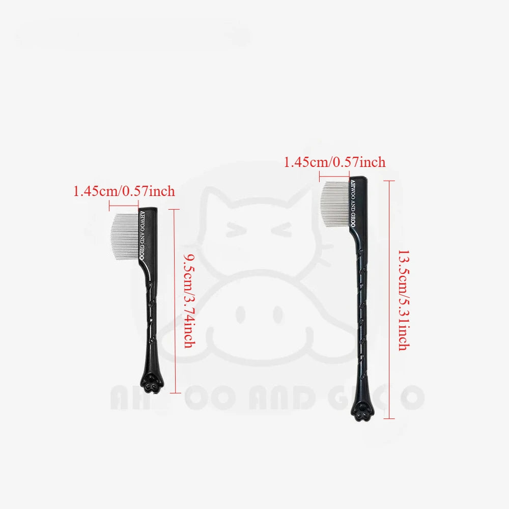 4pcs Pet Facial Cleaning Comb Set Removes Tear Stains