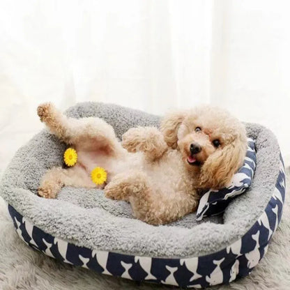 Soft Pet Bed Cat Bed Dog Bed Pet Mattress with Pillow Winter Warm
