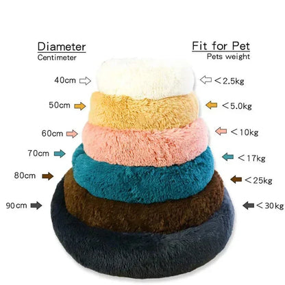 Round Pet Bed for Large Dog Bed Super Soft Cat Bed