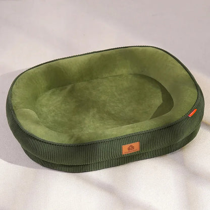 Corduroy Dog Bed Removable Washable Dogs Mat Winter