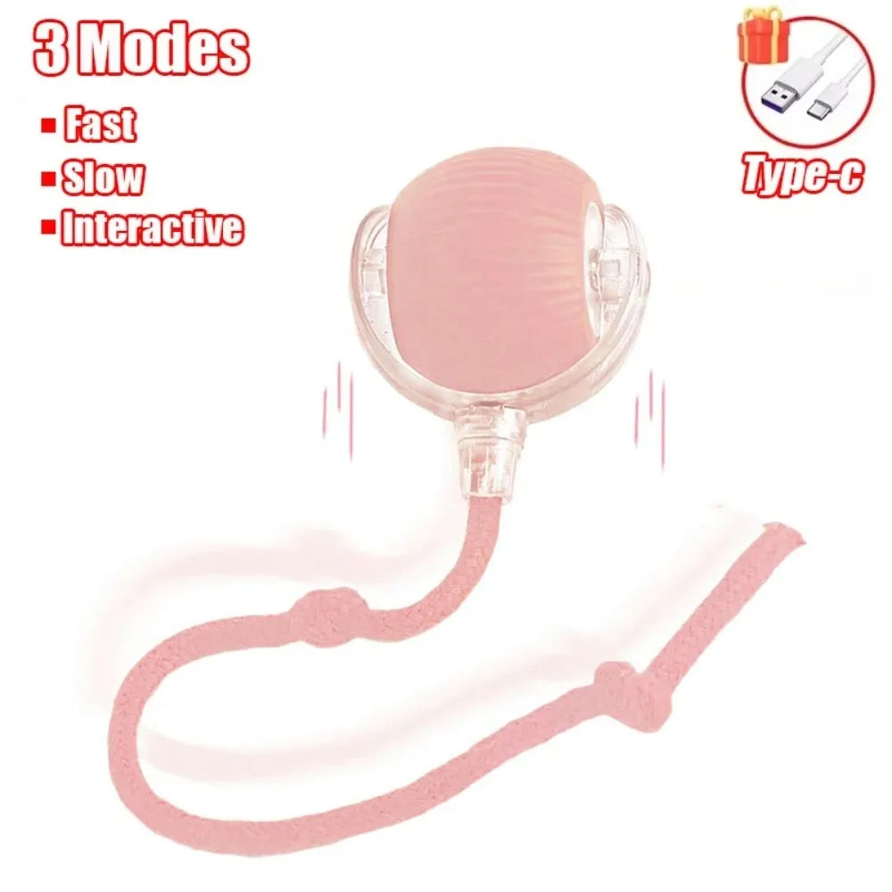 New Cat Interactive Ball Toy Automatic Rolling Ball