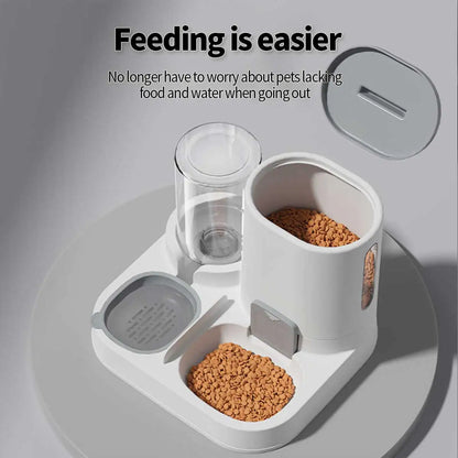 Feeder - Dual-purpose Drinking and Feeding Unit - Convenient
