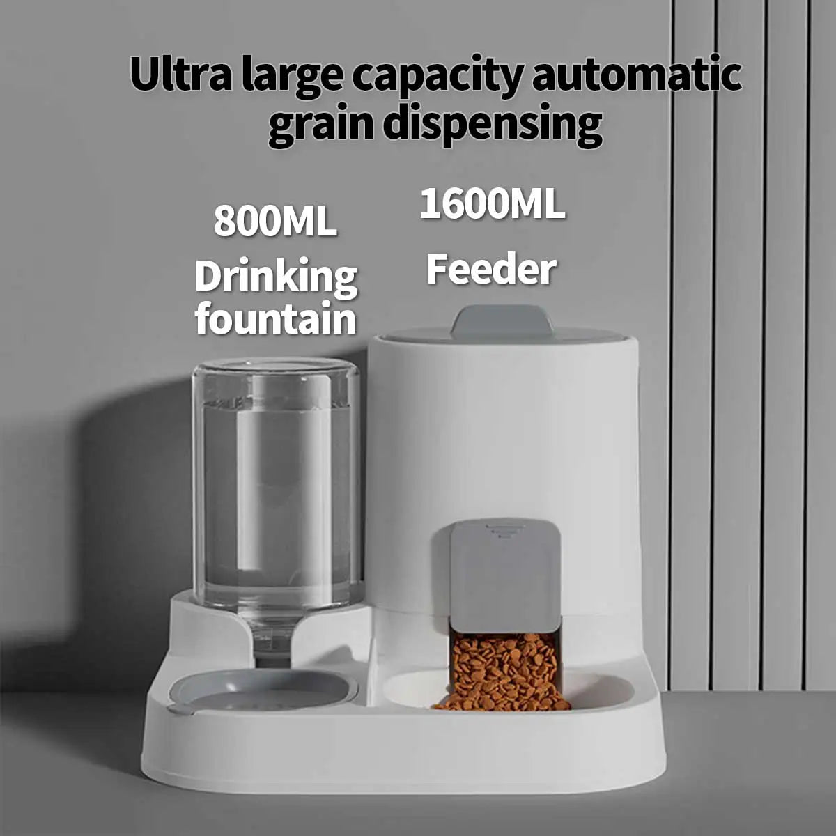 Feeder - Dual-purpose Drinking and Feeding Unit - Convenient