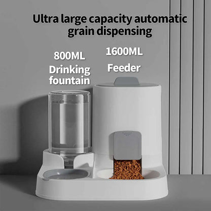 Feeder - Dual-purpose Drinking and Feeding Unit - Convenient
