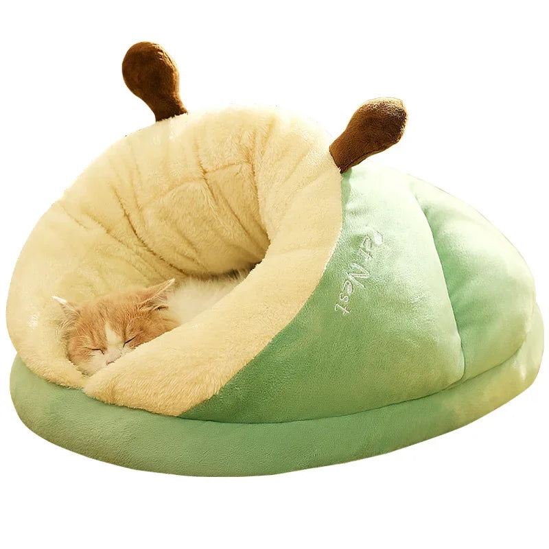 Soft Dog Bed Sofa Warm Plush Pet Kennel for Small Medium