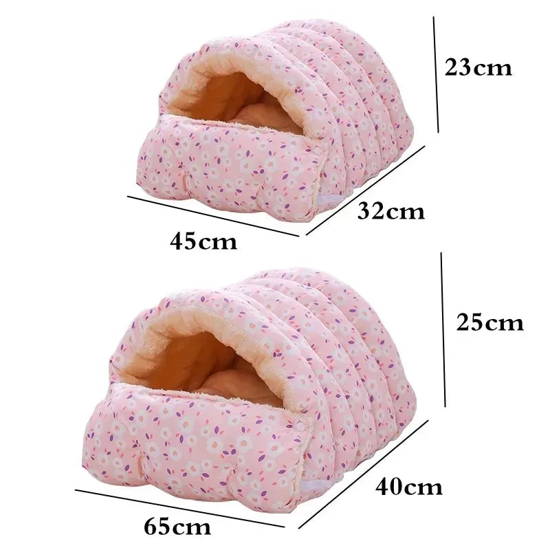 Kitten Warm Winter Basket for Cats Bed Beds Accessories